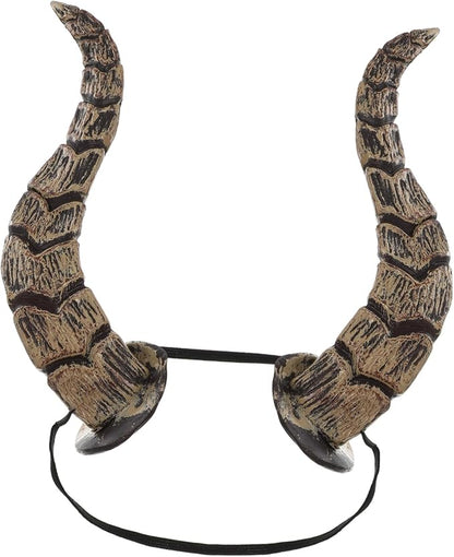 NUOBESTY Animal Horn Headband, Silicone Costume Headwear, Medium, Halloween, Masquerade, Birthday Party, Headband, Unisex