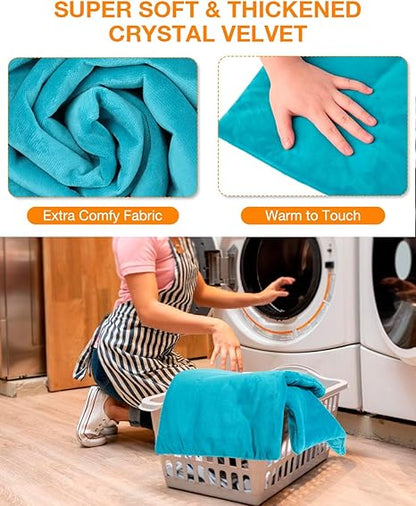 Outdoor Pet Heating Pad for Dog  Cat, Extremely Waterproof Heated Cat Bed Mat with 5 Timers  6 Temp Adjustable, Heater Warming Blanket for Dog Cat House Whelping Box