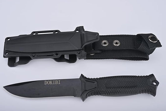 Tactical Fixed Blade Knife, 5.87 inch Blade, 4.65 inch Handle with Secure Sheath