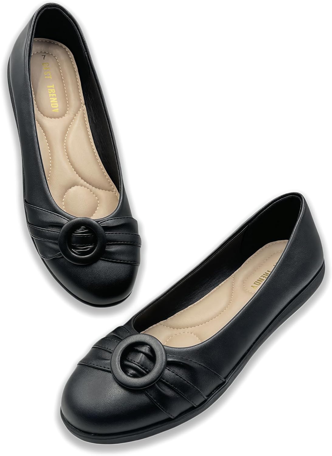 BEST TRENDY Women's Mary Jane Shoes – Classic Black Oxford Shoes with T-Strap Design | Comfortable & Stylish Mary Janes for Women | Casual & Dressy T-Strap Mary Jane Flats.