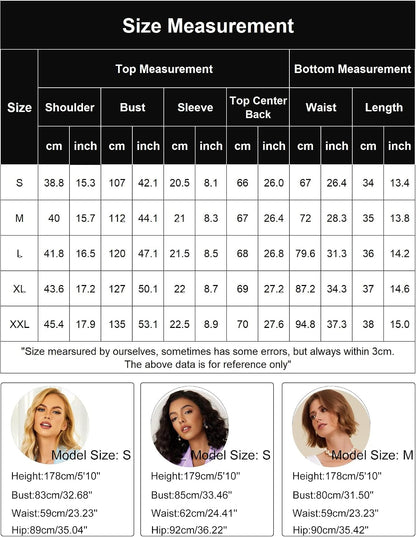 Ekouaer Women's Satin Short Sleeve Button-Down Pajama Set with Pants