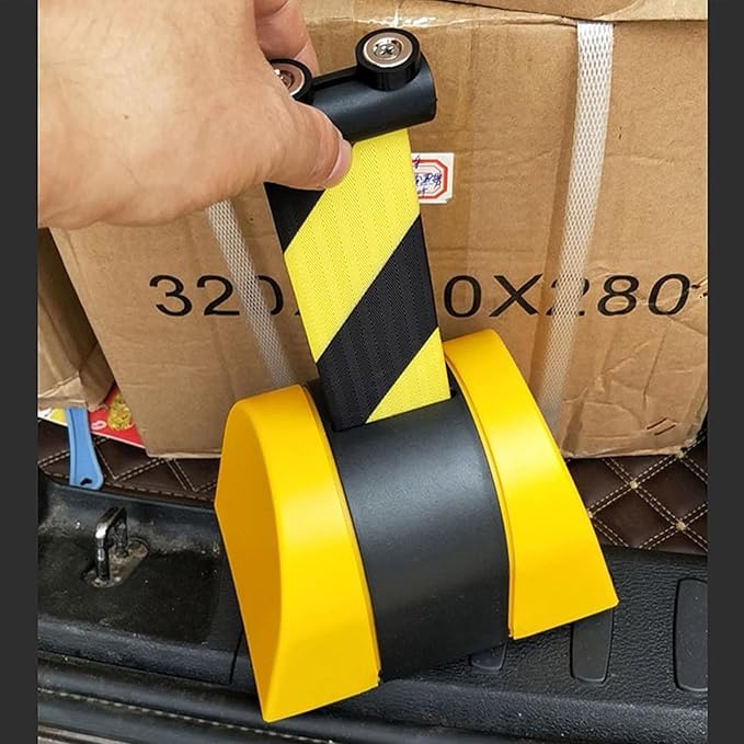 Magnetic Retractable Barrier Tape Safety, Safety Cordon Barrier, Queue Barrier Belt, Wall Mount Magnet adsorption for Separated Region(3M)