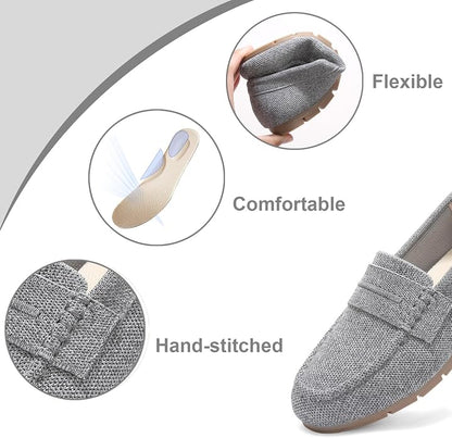 Vespiero Loafers for Women Comfortable Slip on Work Flats Shoes Womens Dressy Casual Walking Shoes