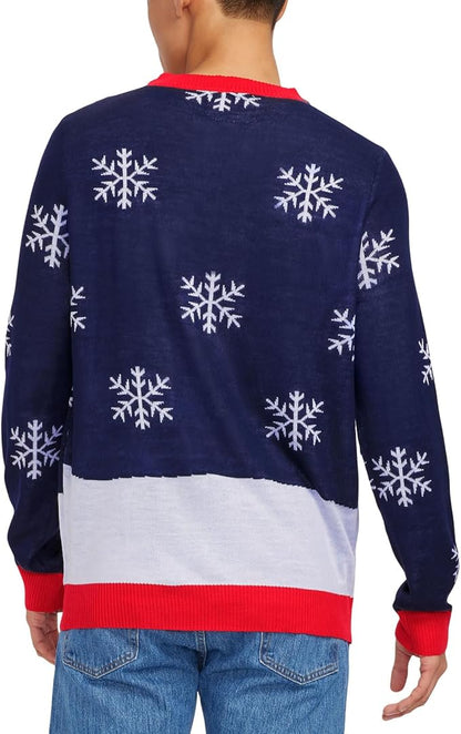 Tipsy Elves Ugly Christmas Sweaters for Men - Colorful and Funny Men's Christmas Sweaters - Hilarious Holiday Pullovers