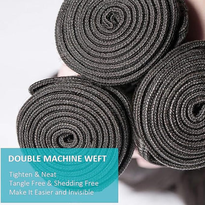 Cirvty 20 Inch Body Wave Bundle Human Hair 1 Bundles Body Wave Bundles 100 Unprocessed Brazilian Virgin Hair Bundles Double Weft Weave Bundles Human Hair Natural Black Color