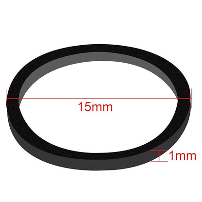 Hicarer 1000 Mini Rubber Bands Soft Elastic Bands for Kid Hair Braids Hair (Black)