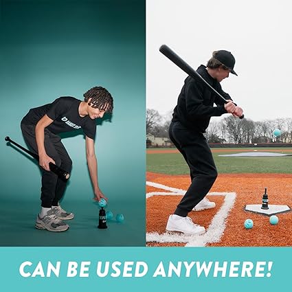 Baseball Training Tee Popper 202, Hitting Tee for Perfect Swings, Batting Machine (Not for Real Baseballs 202 Popper Balls Not Included)