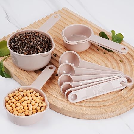 11PCS Measuring Spoons and Measuring Cups Set, Stackable Cups and Spoons, Nesting Cups Spoons for Cooking Baking Supplies, Kitchen Gadgets Essentials Tools