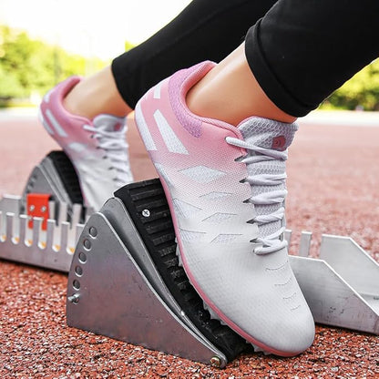 New Track and Field Shoes for Men Women Kids Boys Girls 8 Spikes 100-400 Meter Running Racing Shoes Professional Sprint Sport Sneakers