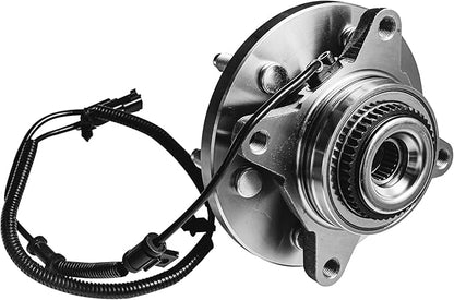 Detroit Axle - 4WD Front Wheel Bearing Hub for 11-14 Ford F-150 Expedition Lincoln Navigator, Replacement 2011 2012 2013 2014 F-150 Expedition Navigator Wheel Bearing and Hub Assembly