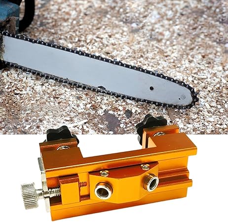 Chain Saw Sharpen Tool Portable Hand Crank Chainsaw Blade Sharpener Aluminium Alloy Precision Polishing for Repairing Chainsaw