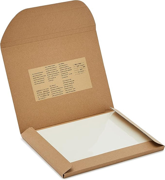 Basics Clear Thermal Laminating Plastic Paper Laminator Sheets, 9 x 11.5-Inch, 50-Pack, 3mil