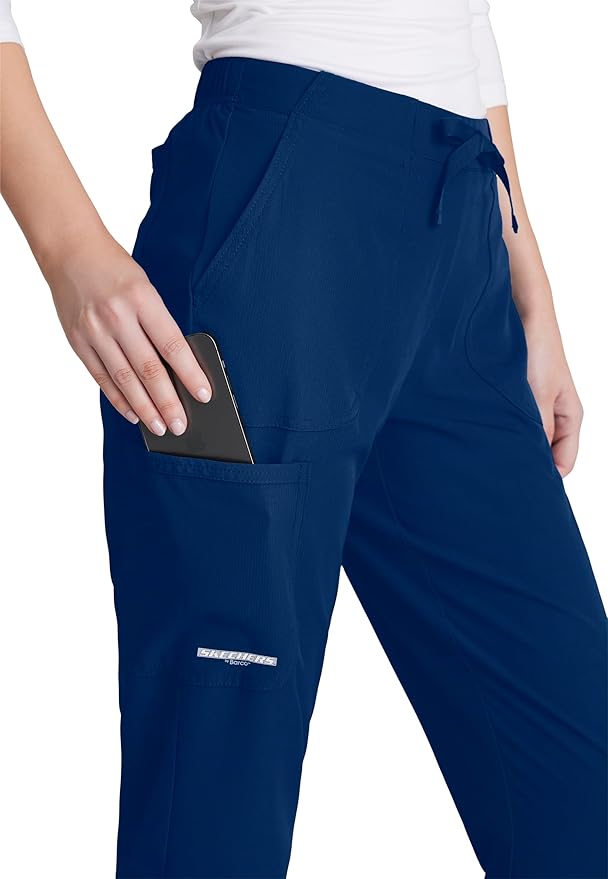 BARCO Skechers Vitality Charge Scrub Pant for Women - Mid-Rise Medical Pant, 4-Way Stretch Women's Scrub Pant