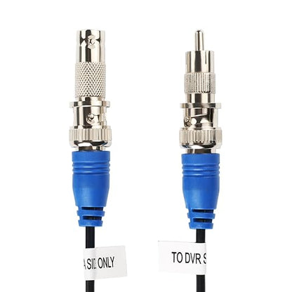 SHD 50Feet BNC Vedio Power Cable Camera Video BNC Cable Wire Cord for Surveillance CCTV Security System with Connectors(BNC Female and BNC to RCA)
