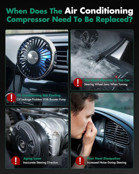 SCITOO AC Compressor Rapid Cooling for Ford for Fusion for Lincoln Zephyr for Mercury Milan 2.3L 3.0L 2006-2007 10361851 639395 CS20034 68669 67669 6512371
