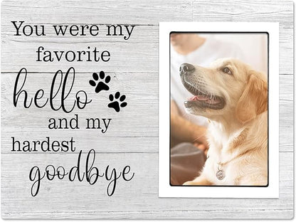 SteadStyle Dog Memorial Gifts for Loss of Dog, Pet Memorial Gifts, Sympathy Gifts for Loss of Dog, Pet Remembrance Gift, Dog Picture Frame, Pet Memorial Gifts Fit 4x6 in Photo