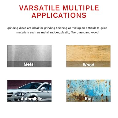 EILIDH Blue Sand 4 1/2 x 7/8-Inch Zirconia Type 29 Flap Disc,Sanding Disc for Grinding, Rust Removal,Finishing Grinding Disc (10 Pack)-40Grit