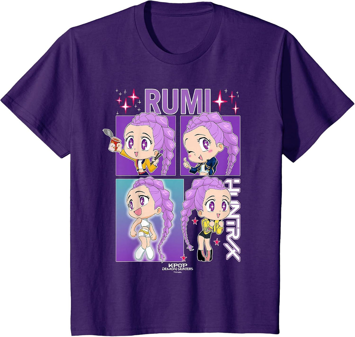 Kpop Demon Hunters Rumi Officially Licensed T-shirts.