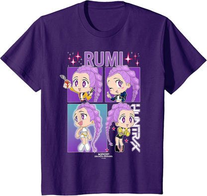 Kpop Demon Hunters Rumi Officially Licensed T-shirts.