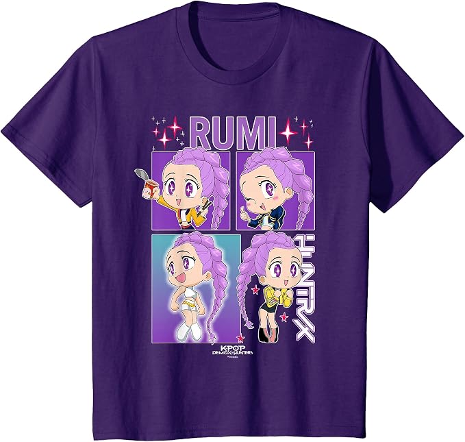Kpop Demon Hunters Rumi Officially Licensed T-shirts.