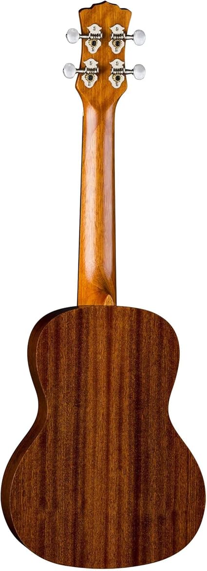 Luna Tattoo Concert Mahogany Ukulele with Gig Bag, Satin Natural