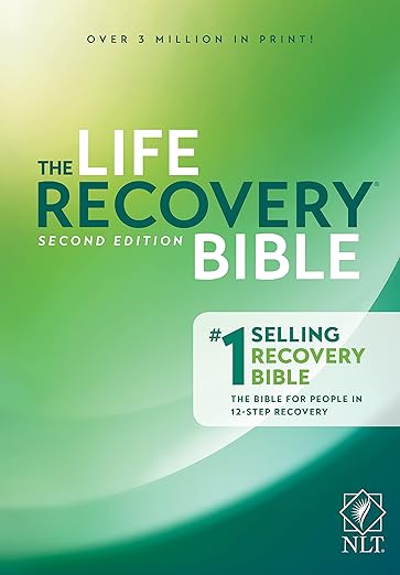 Tyndale NLT Life Recovery Bible (Hardcover): 2nd Edition - Addiction Bible Tied to 12 Steps of Recovery for Help with Drugs, Alcohol, Personal Struggles - With Meeting Guide