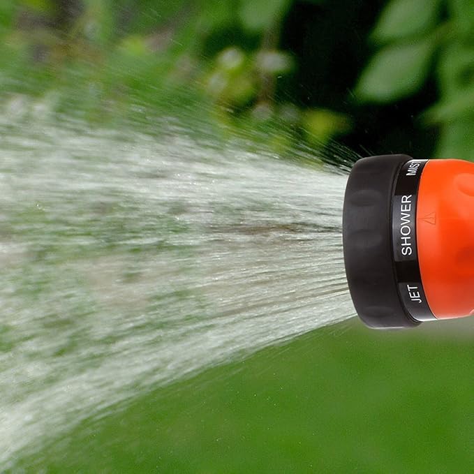 Garden Hose Nozzle Handheld Sprayer 7 High Pressure Patterns Watering Nozzles Spray Gun