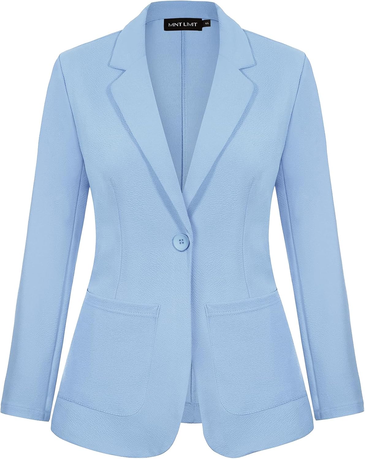 MINTLIMIT Blazers for Women Casual Long Sleeve Open Front Cardigan Button Work Office Blazers Jackets with Pockets