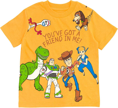 Disney Pixar Lightyear Buzz Lightyear Graphic T-Shirt Mesh Shorts Outfit Set Toddler to Big Kid