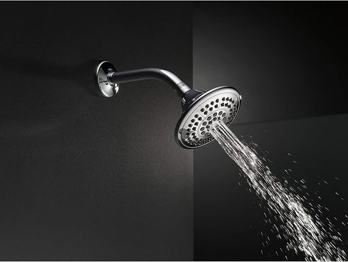 Delta Faucet 5-Setting Raincan Shower Head, Oil Rubbed Bronze Rain Shower Head, Round Shower Head, Delta High Pressure Shower Head, Water Saver Shower Head 1.75 GPM, Venetian Bronze RP78575RB