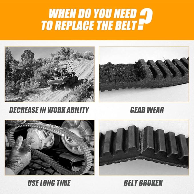 19C3982 Drive Belt Compatible with 2007-2020 Polaris Sportsman 450 500 570 800 Ranger 500 RZR 800, Replaces 19G3982, 3211113