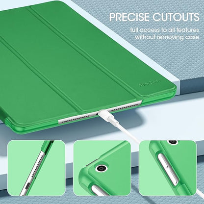 ProCase 9th generation iPad case 2021iPad 8th generation 2020iPad 7th generation 2019, 10.2 iPad case, 9th generation iPad case, green color