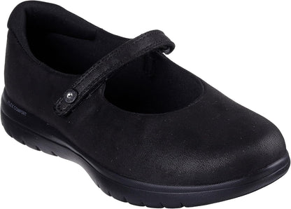 Skechers Women's On-the-go Flex – Whisper | Casual, Air-Cooled Goga Mat, Ultra Go Cushioning, Vegan, Machine Washable, Maryjane