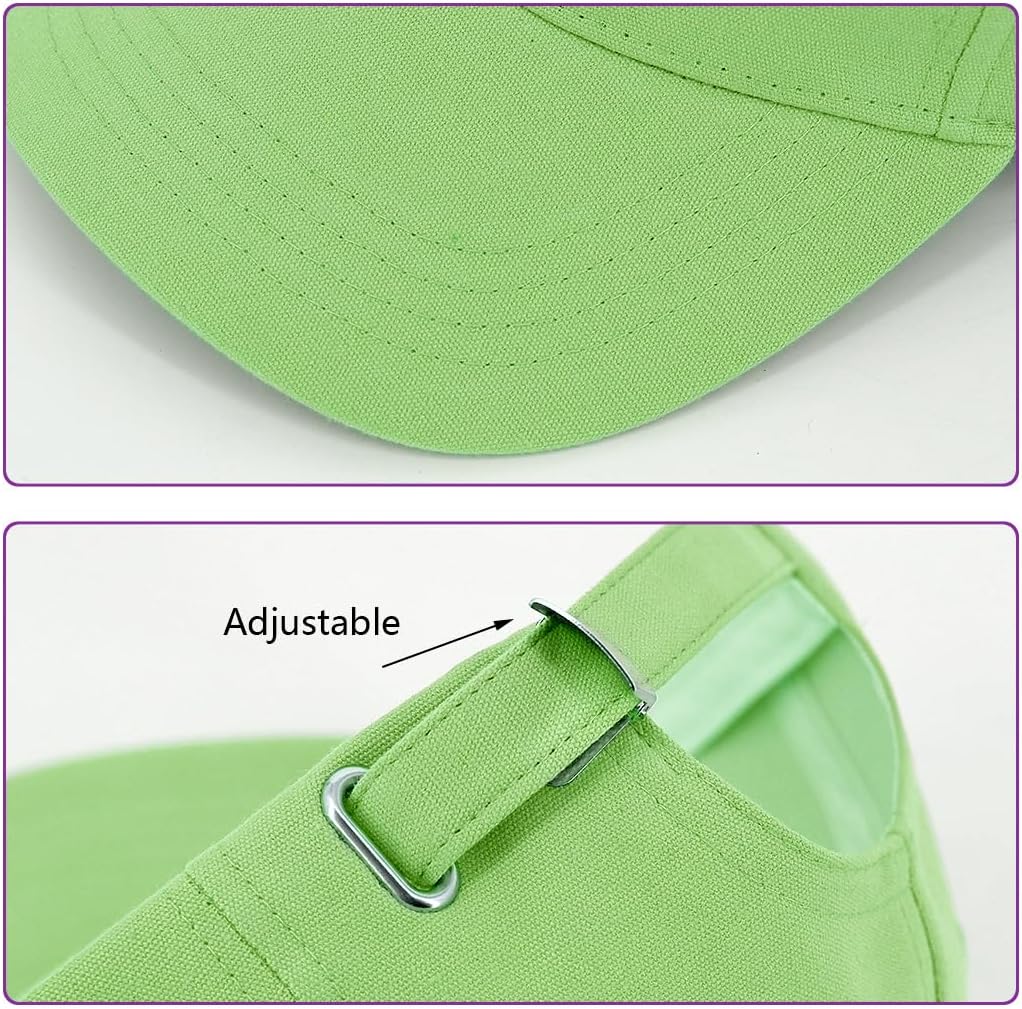 Giovacker Kids Adults Unisex Shiny Sequins Mesh Baseball Cap Cat Ears Rhinestones Decor Peak Cap Adjustable Sunhat