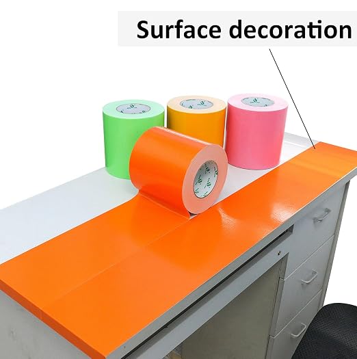 BOMEI PACK 6inch Wide Orange Duct Tape, Heavy Duty Strong Waterproof Industrial Color Duct Tape 9.0mil x 6inch x 60yds for Crafts, Home Improvement, Repairs, & Projects
