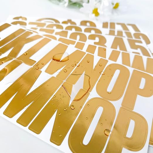 Bemeol 500 Pieces 30 Sheets Large Letter Stickers 2.5 Inch Alphabet Letter Stickers Self Adhesive Letters for Bulletin Board Mailbox Door Classroom Home Decor