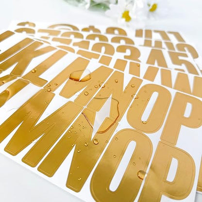 Bemeol 500 Pieces 30 Sheets Large Letter Stickers 2.5 Inch Alphabet Letter Stickers Self Adhesive Letters for Bulletin Board Mailbox Door Classroom Home Decor