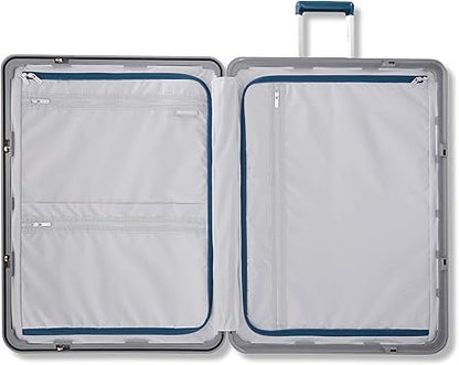 Framelock Max 21 Carry-On Hardshell Zipperless Luggage - Highly Secure Integrated EazylockTM Mechanism - RightHeightTM Adjustable Handle System - 360 Spinner Wheels - Airline Approved - Emerald Teal