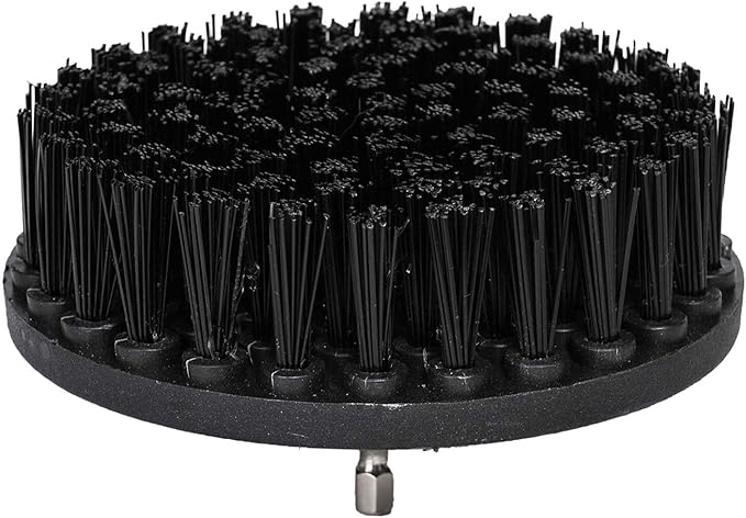 HIFROM 5" Ultra Stiff Drill Power Scrubbing Cleaning Scrub Brushes for Heavy Duty Loose Paint Stripping, Rust Removal and Heavy Duty Scrubbing, Graffiti Remover for Stone, Cement, Brick Walls