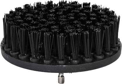 HIFROM 5" Ultra Stiff Drill Power Scrubbing Cleaning Scrub Brushes for Heavy Duty Loose Paint Stripping, Rust Removal and Heavy Duty Scrubbing, Graffiti Remover for Stone, Cement, Brick Walls