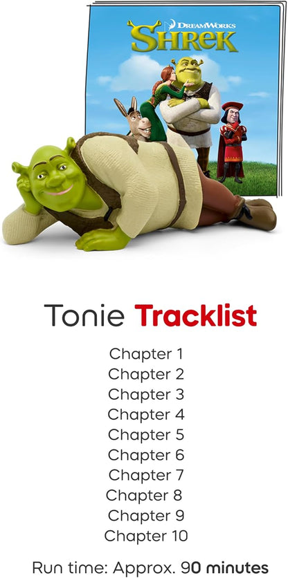 Shrek audio toy figurine with 10 chapters and over 90 minutes of storytelling.