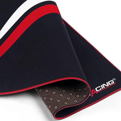 GTRACING Gaming Chair Mat for Hardwood Floor 47 x 39 inch Office Computer Gaming Desk Chair Mat for Hard Floor Red,Small Size