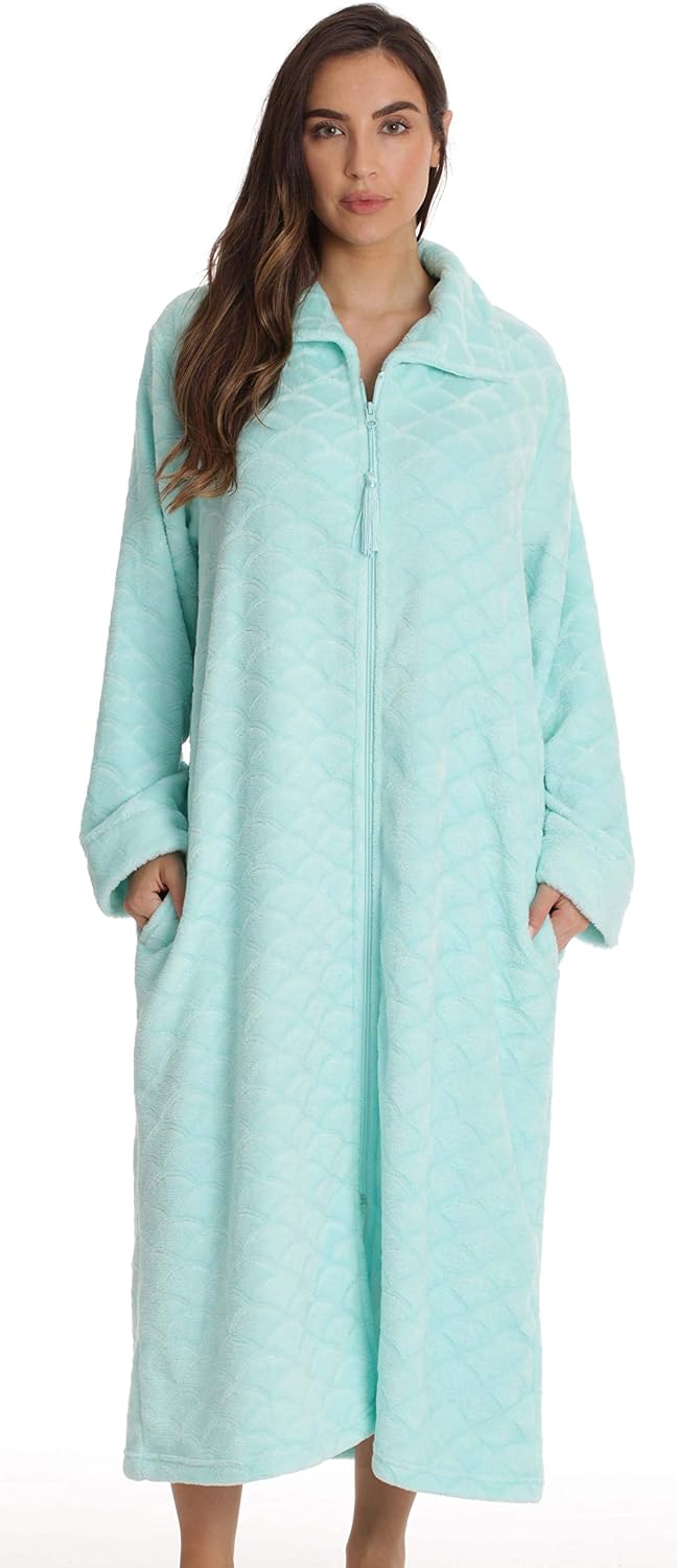 Just Love Women's Plush Zip Lounger Robe