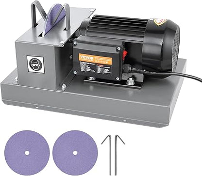 VEVOR Lawnmower Blade Grinder, 23 HP 1700 RPM Motor with 7'' Diameter Standard  Reverse Wheel, 30  40 Grinding Degree Steel Mower Sharper for Blades  Tool Grinding in Garden or Workshop