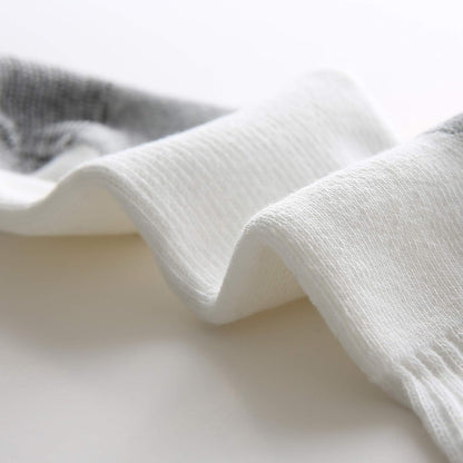 WANDER Men's Athletic Ankle Socks 5 Pairs Thick Cushion Running Socks for Men&Women Cotton Size 9-12