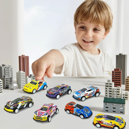 Vileafy 41 Mini Race Cars for Classroom Prizes, Party Favors for Kids 4-8 Years Old, Bulk Small Pull Back Car Toys for Treasure Box, Mini Toys Cars for Boys and Girls Goodie Bag Stuffers for Kids