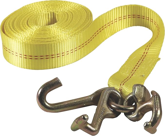SmartStraps Ratchet Tie-Down Strap - 2in. x 27ft. with Cluster Hooks, 10,000-Lb. Breaking Strength, Model Number 4553