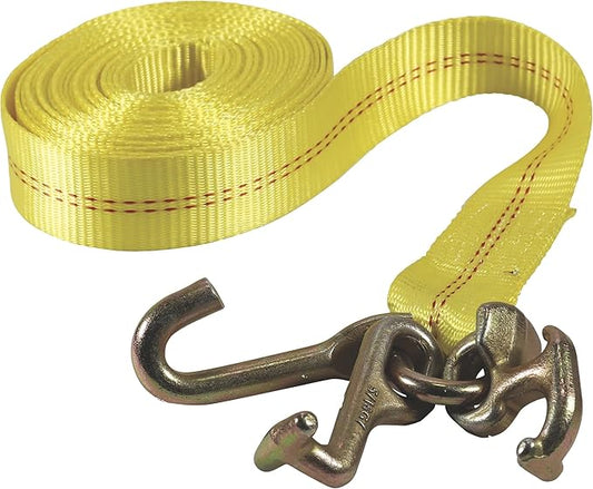 SmartStraps Ratchet Tie-Down Strap - 2in. x 27ft. with Cluster Hooks, 10,000-Lb. Breaking Strength, Model Number 4553