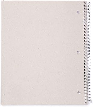 Mintra Office Durable Spiral Notebooks, 1 Subject, (White, College Ruled 3 pack), 100 Sheets, Poly Pocket, Moisture Resistant Cover, Strong Chipboard back, For School, Office, Business
