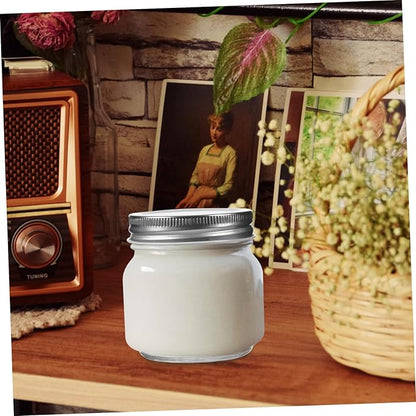 Unomor 3pcs Wide Mouth Jars Glass Honey Containers Airtight Storage Jars